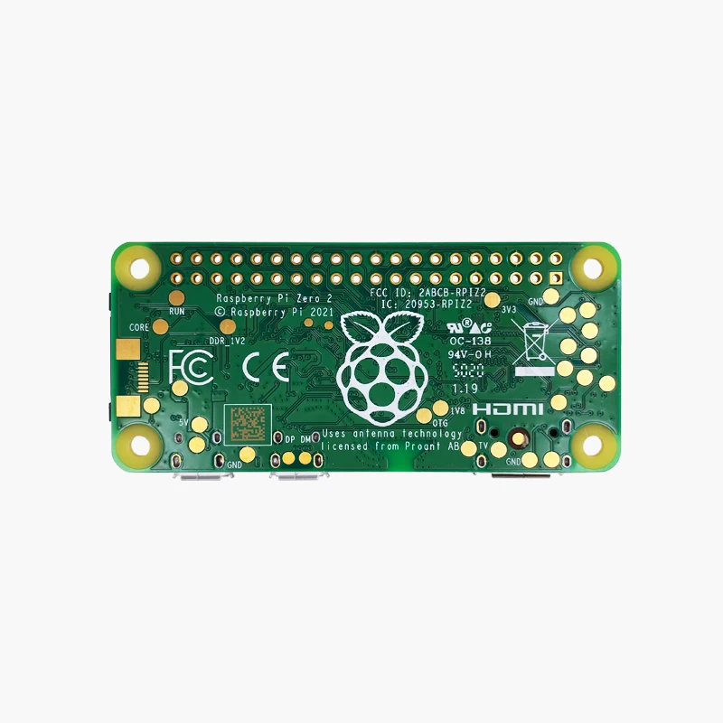 Raspberry Pi Zero 2W 1GHz Quad-core 64-bit Arm Cortex-A53