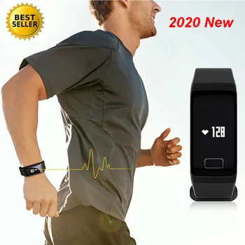 

Newest Sport Bracelet Heart Rate Sleep Fitness Tracker Calories Wristband Pedometer Waterproof Smart Band Watch For Android IOS
