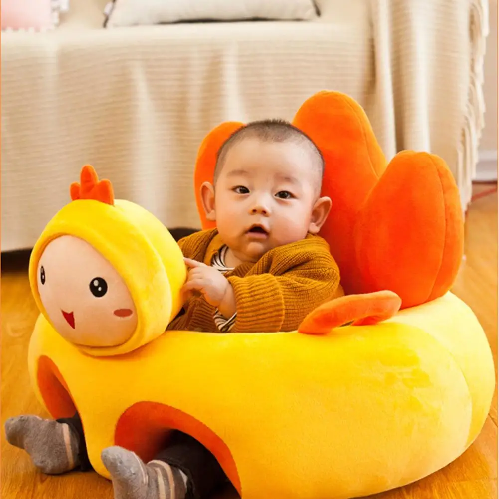 

Creative Cartoon Baby Sofa Cover Learning to Sit SeatSupport Drop Shipping Baby Sofa Baby Soft Seat Sofa Baby Feeding Chair Case