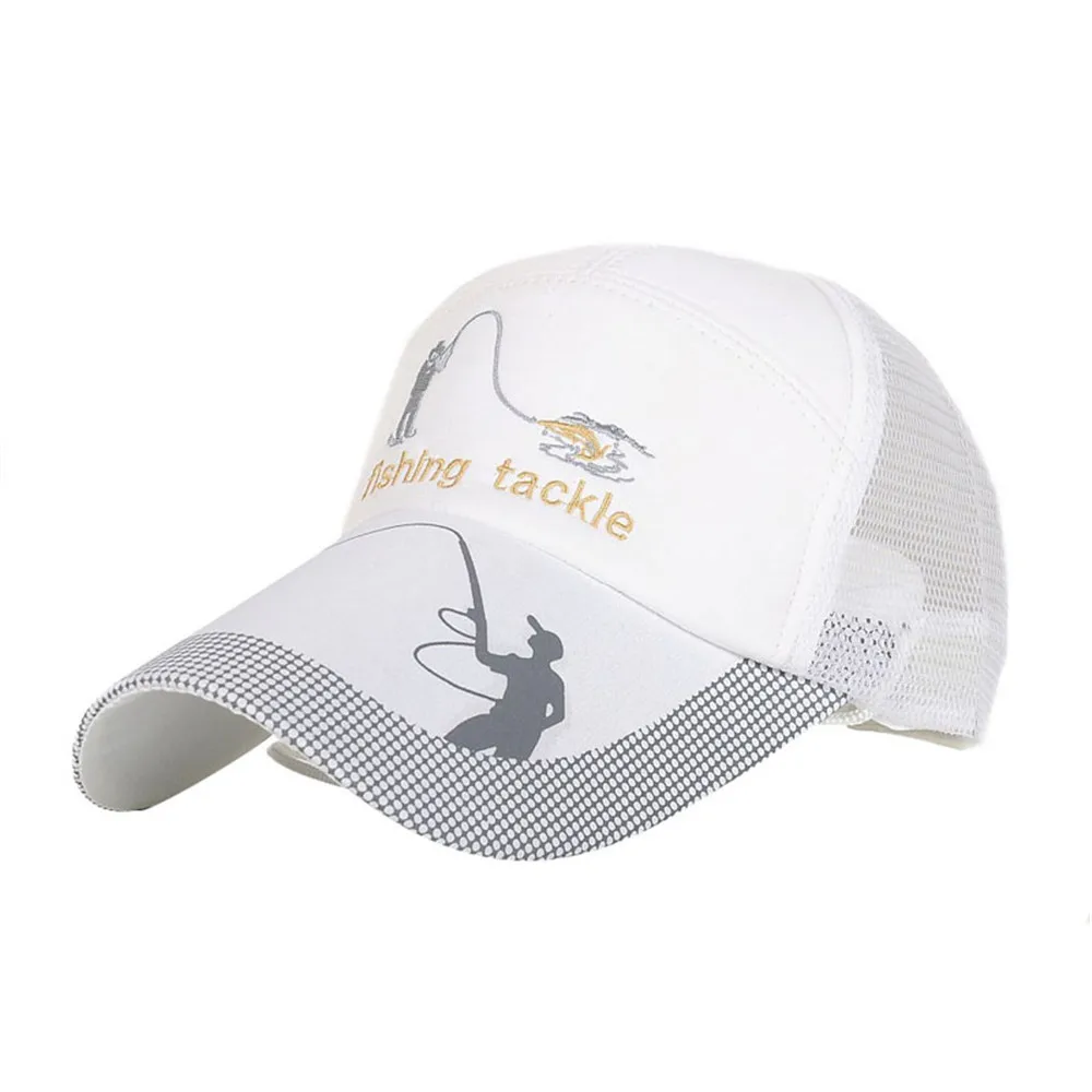 

2019 Mesh Fishing Caps Adjustable Sports Sun Visor Hat Unisex Fishing Multifunction Cap Canvas Sun Protection