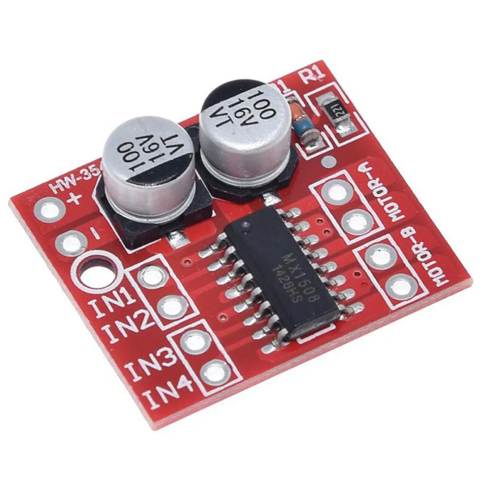 

1 PCS DC Motor Drive Module Reversing PWM Speed Dual H Bridge Stepper Motor Mini Victory L298N