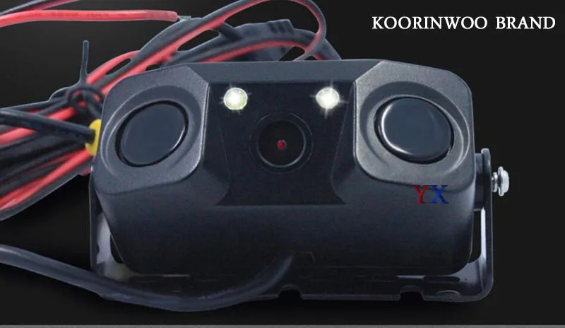 Koorinwoo интеллектуальная система парковки CCD 2,4G Датчики+ камера Starlight с экраном зуммер парктроник камера безопасности заднего вида