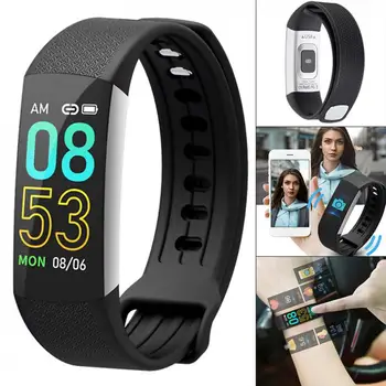 

B6A Smart Bracelet 80mAh Waterproof Bluetooth Colorful Screen Wristband with Heart Rate Monitoring and Step Counting