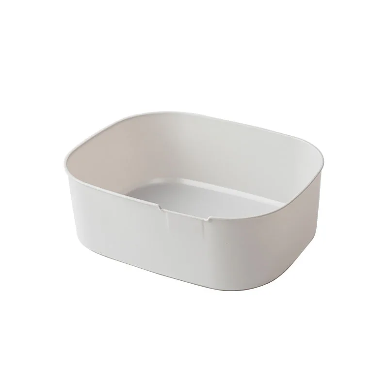 oval White 1 no lid Бытовая пластиковая коробка для хранения нижнего белья с отметкой отсек шкаф Органайзер с крышкой для нижнего белья носки - Цвет: oval White 1 no lid