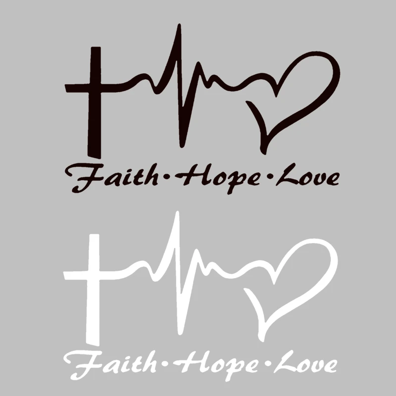Нашивки с надписью Faith Hope Love и Иисусом для одежды христианские кресты