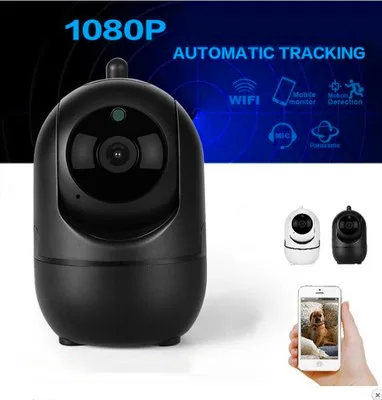 HD 1080P облачная Беспроводная ip камера с автоматическим отслеживанием ночного видения, домашняя охранная камера видеонаблюдения, двухсторонняя аудио камера|Камеры видеонаблюдения|   | АлиЭкспресс