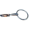 Horse Product Stainless Steel Ring Snaffle Bit  Horse Bit  Horses Equipment Horse Snaffle Bits With Elliptical Copper Link 4