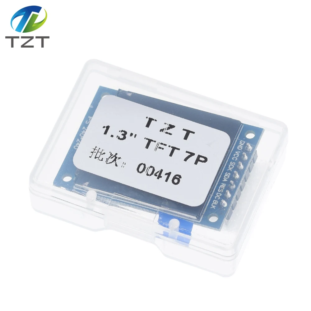 TFT дисплей 0 96/1 3 дюймов IPS 7P SPI HD 65K полноцветный ЖК модуль ST7735 / ST7789 Привод IC 80*160 240*240