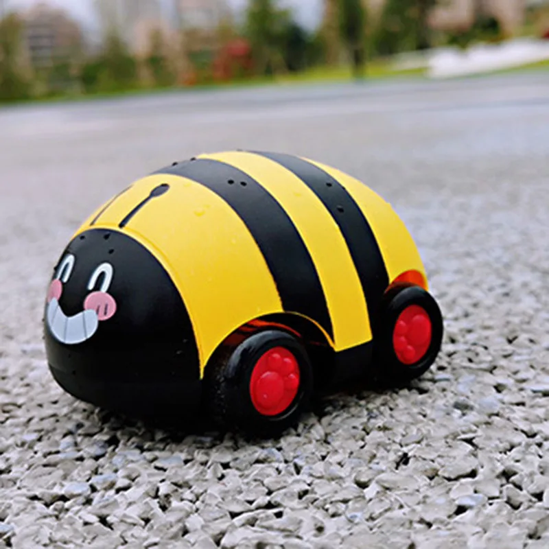 Мультфильм насекомое тяга-назад автомобиль игрушка инерции устойчивый к падению мин игрушка автомобиль для детей BFE88