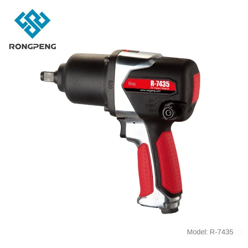 

Manufacturer direct sales Rongpeng 7435 pneumatic wrench single nut disassembly tool impact wrench pneumatic breeze gun