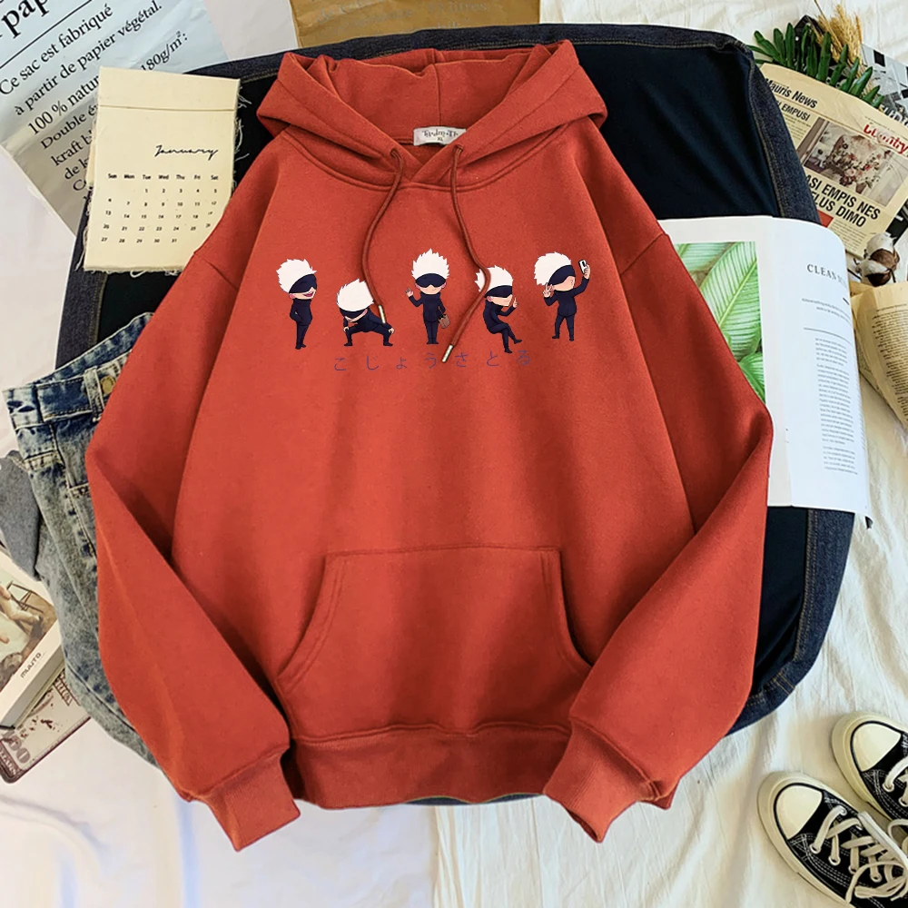 Jujutsu Kaisen Printing Mens Sweatshirts Japan Comics Sweatshirts Anime Casual Fashion Streetwear Oversize Loose Male Hoodies