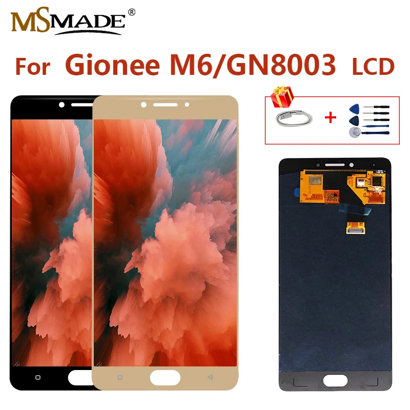 

5.5" For Gionee Marathon M6 Display GN8003 LCD Touch Screen Digitizer Sensor Display Panel Screen Assembly For Gionee M6 LCD