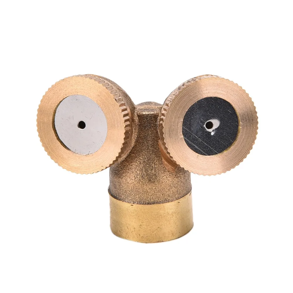 NEW Hot Sale Brass Agricultural Misting Spray Nozzle Garden Sprinkler Irrigation System 1/2/3/4 Nozzles