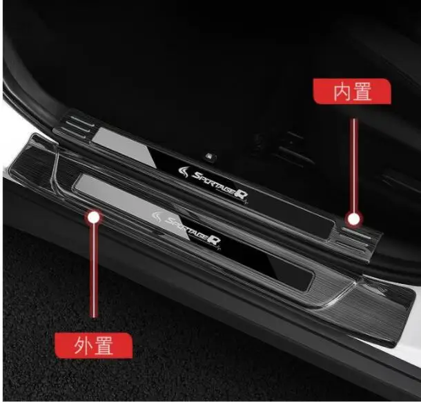 Декоративные аксессуары из нержавеющей стали порога для Kia Sportage Добро пожаловать скутер педаль двери в