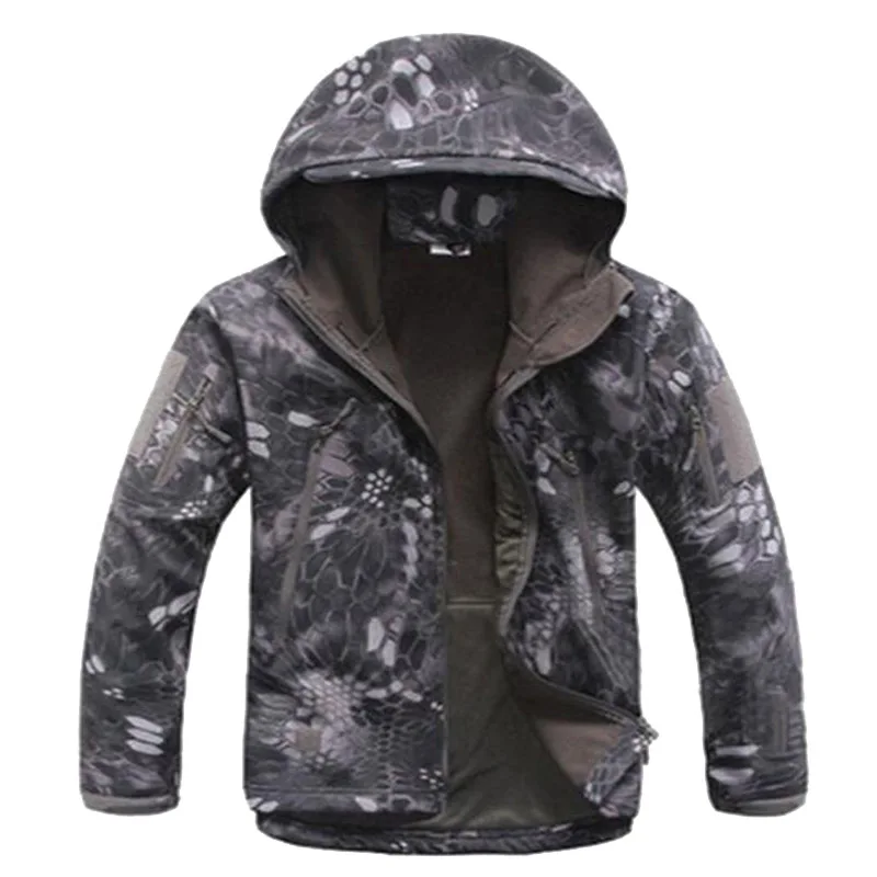 Армейская тактическая куртка Sharkskin Softshell TAD камуфляжная охотничья одежда для