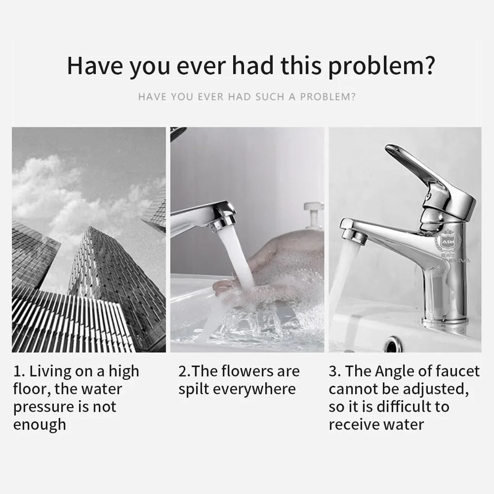 Water Bubbler Swivel Head Saving Tap Kitchen Faucet Aerator Connector Diffuser Nozzle Filter Mesh Adapter 360 Degree Aerator