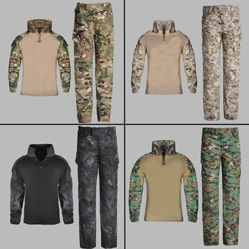 

Tactical Military Uniform for Children's Day Disguise Carnival Halloween Costumes for Kid Girl Scout Boy Soldier Army Suit