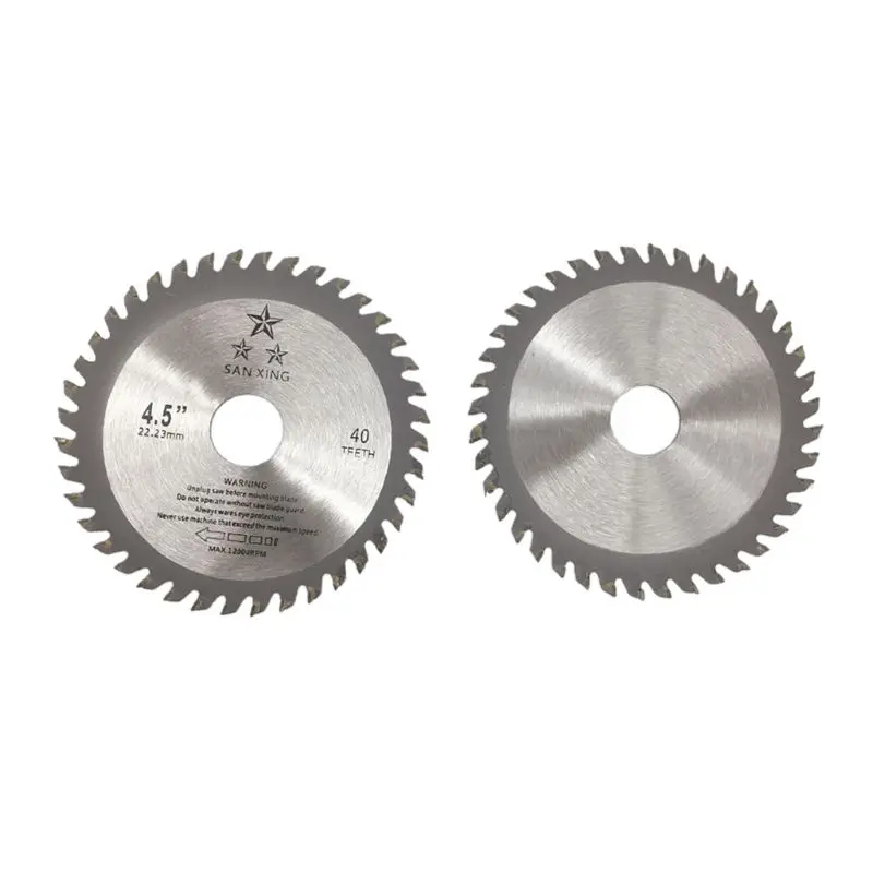 

4.5 Inch 40 Teeth Wood Circular Saw Blade Carbide Alloy Cutting Disc Accessories