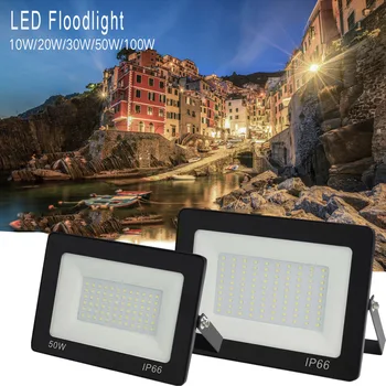 

Waterproof Outdoor Wall Garden Spot Reflector Exterior Security Foco Lamp 220V AC110V 20W 30W 50W 100W 150W 200w Led Flood Light