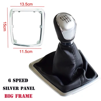 

Car Manual Gear Shift Knob Lever For 5/6 Speed For Ford Focus 2 MK2 FL C-MAX 2006-2011 MK3 MK4 MK7 Galaxy With Gaiter Boot Cover