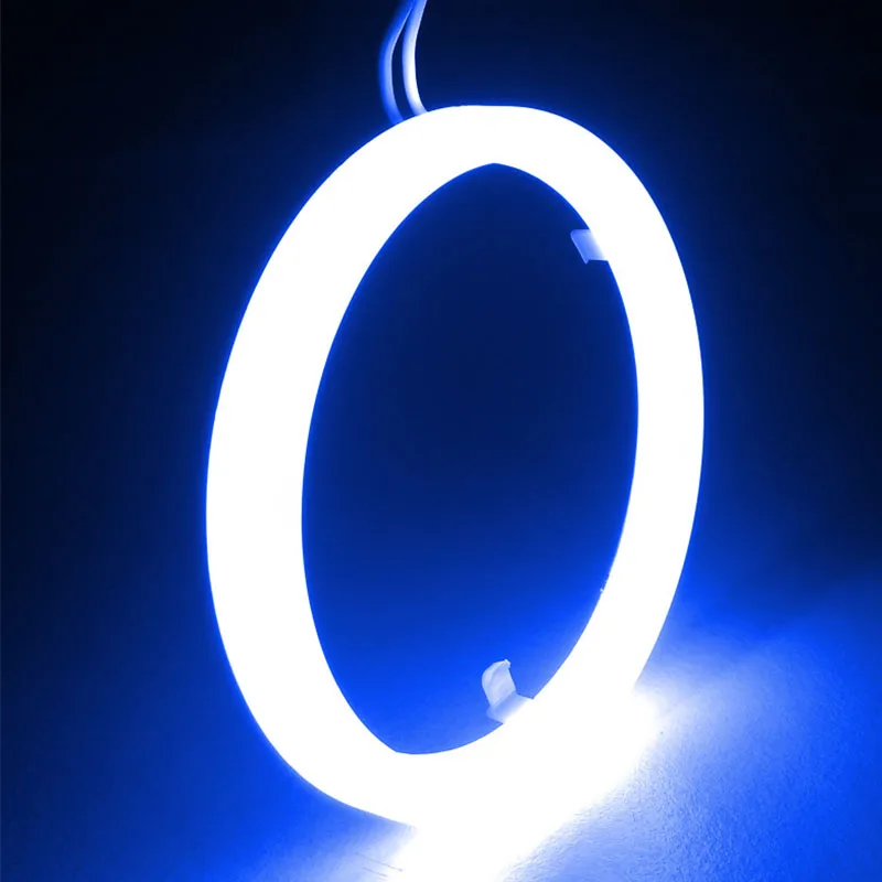 2 pcs Car Daytime Running Headlight Fog Light Lamp Angel Eyes Led Ring 12V 60mm 70mm 80mm 90mm100mm 110mm 120mm Headlight DRL