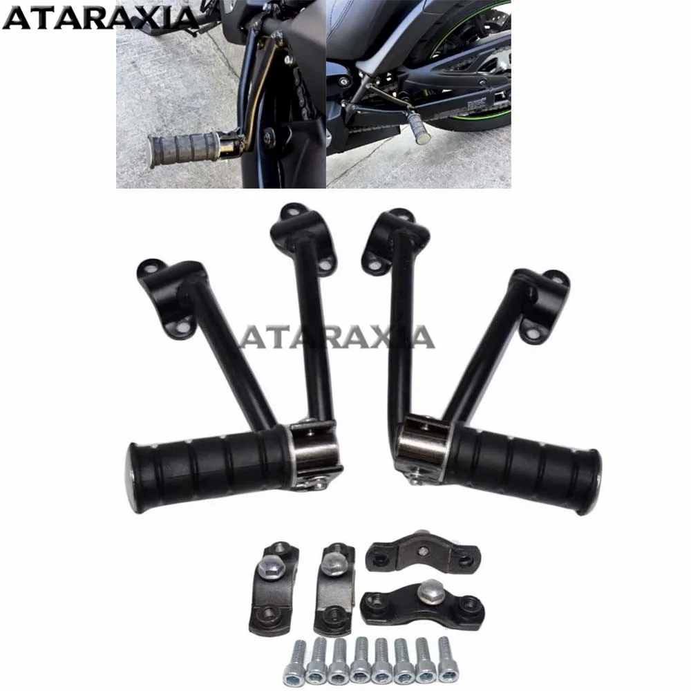 Мотоциклетные детали черные задние Пассажирские подножки для Kawasaki Vulcan 650 VN650 vn650