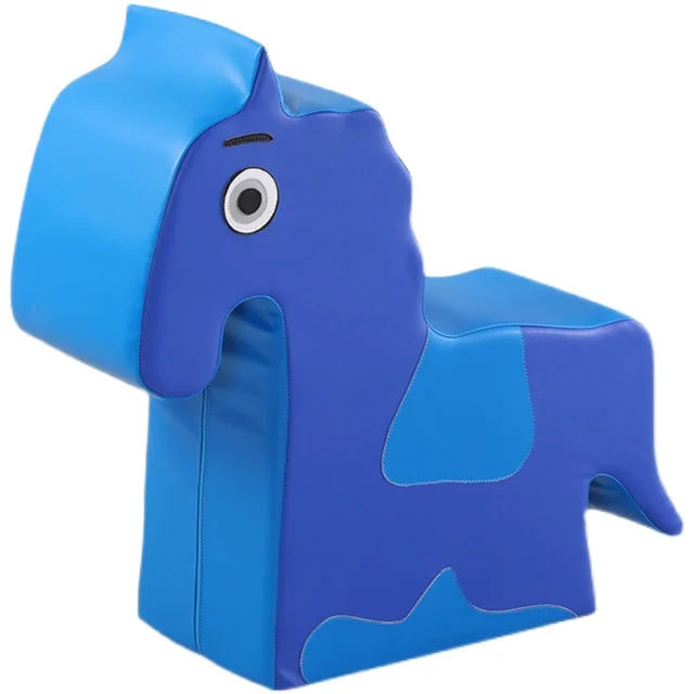 YLWCNN Soft Rocking Game Early Education Hall Children Soft Bag Seat Stool Animal Sports Toy Foam Horse Teaching Toy Preschooler 1