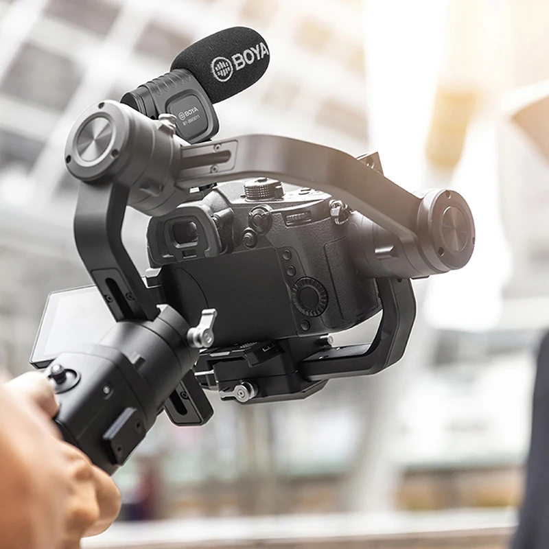 BOYA BM3011 микрофон для записи камеры для смартфона DSLR камеры Canon sony Nikon 3,5 мм разъем для холодной обуви Vlog Mic