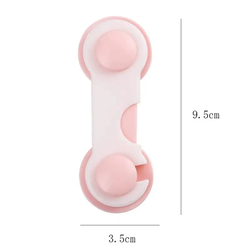 Pink Kuulee Многофункциональный Дети младенческой короткий замок безопасности для шкафа холодильник шкаф - Цвет: Pink