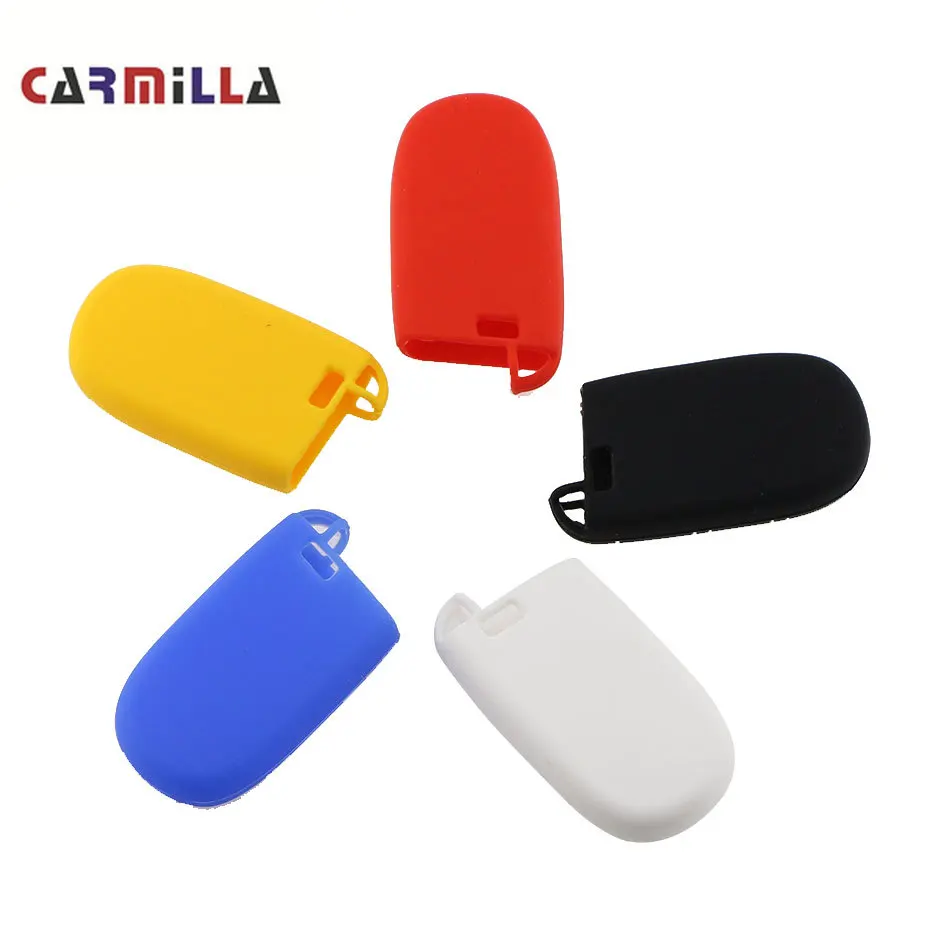 Силиконовый резиновый брелок чехол Крышка Набор наклеек для Jeep Renegade Compass 2016 умный