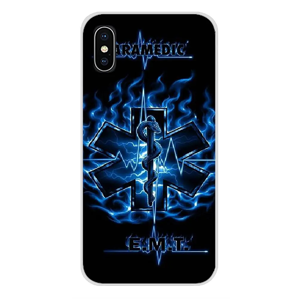 Чехол с изображением больницы скорой помощи и звезд жизни для Apple iPhone X XR XS MAX 4