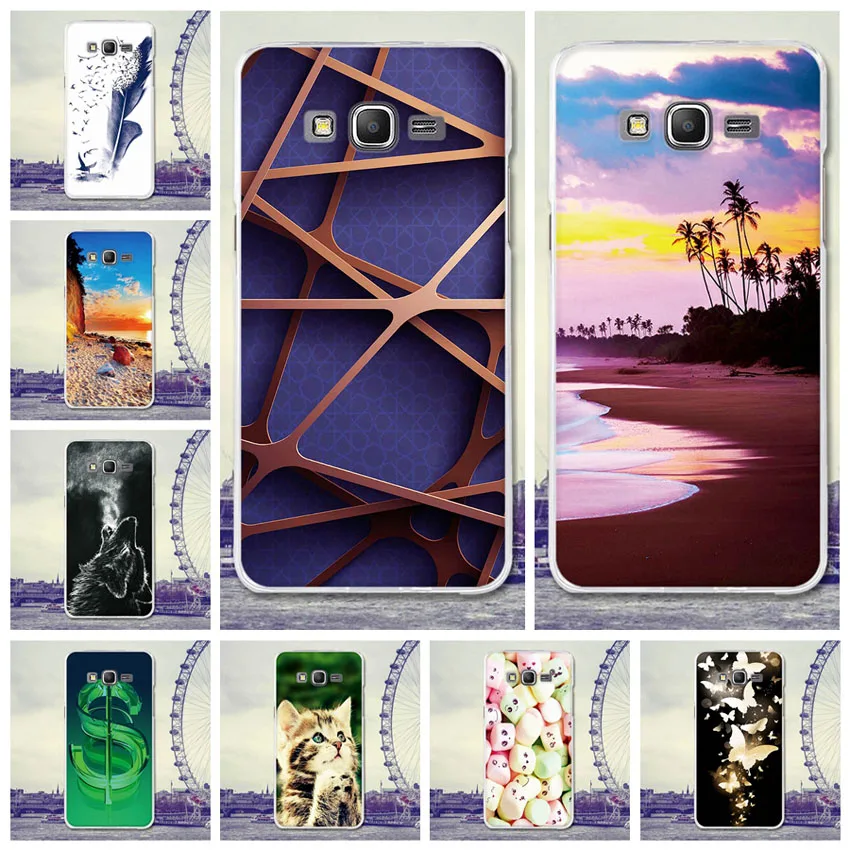 For Coque Samsung Galaxy Grand Prime G530 G530H Case Cover 5.0 Scenery Silicone G530Y G530FZ G531 | Мобильные телефоны и