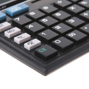 

12-Digit Solar Battery Dual Power Large Display Office Desktop Calculator CT-512