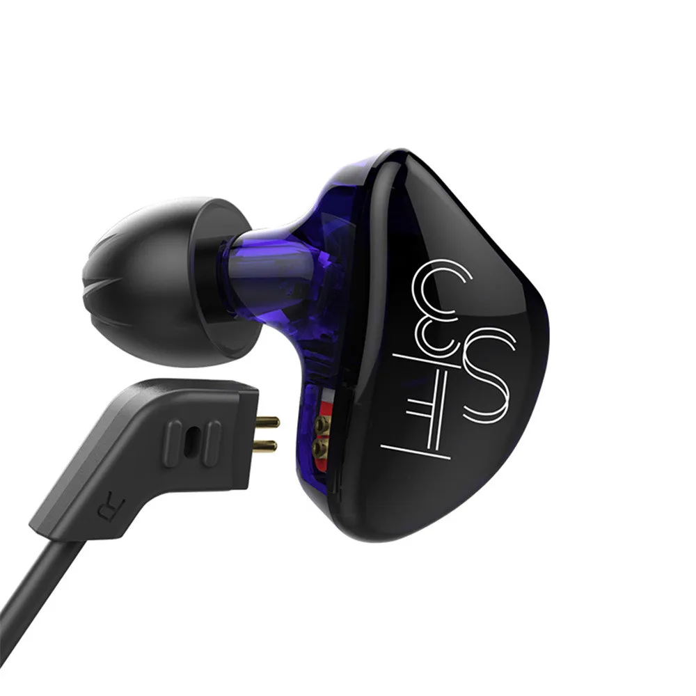 PP Binmer Bluetooth KZ ES3 в ухо наушники гибридная гарнитура HIFI бас шумоподавление наушники беспроводные наушники Headset-L927 - Цвет: PP