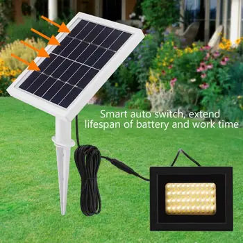 

80 LED Solar Power Flood Light Sensor Motion Activated Outdoor Garden Lamp Solar Power Flood Light