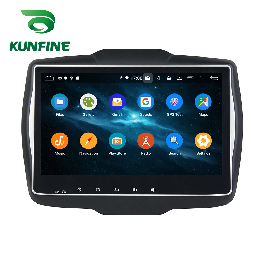Sale Android 9.0 Octa Core 4GB RAM 64GB ROM Car DVD GPS Navigation Multimedia Player Car Stereo for Jeep Renegade 2016 2017 Radio 5