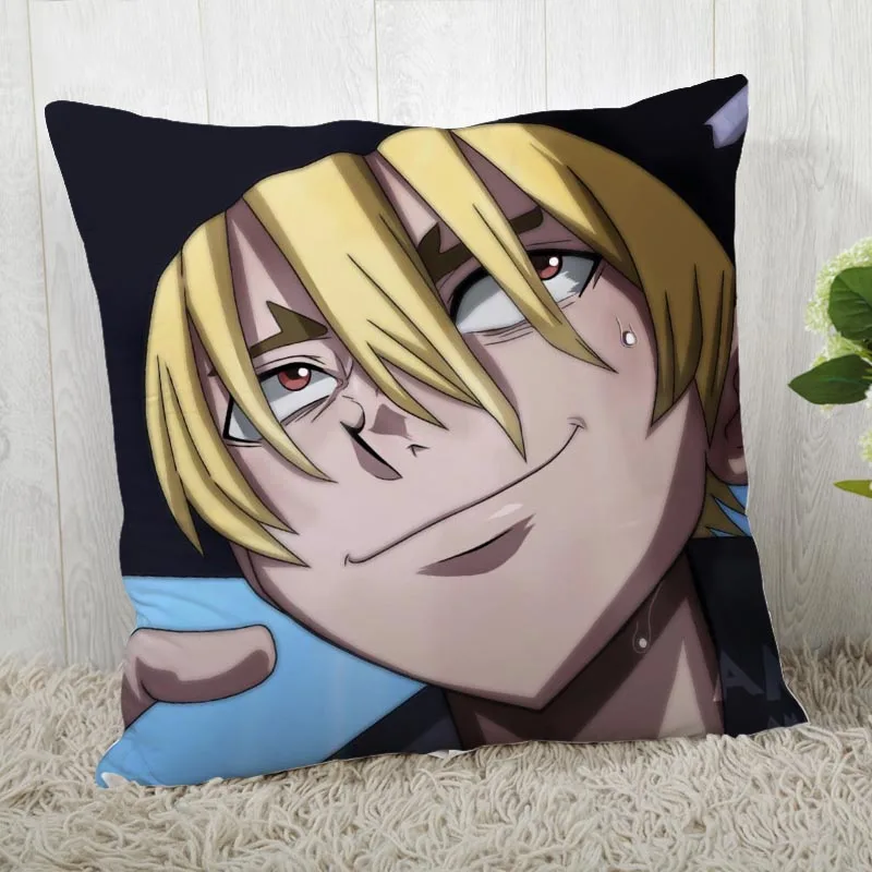 45*45 наволочка с Dr. Stone принтом для свадьбы наволочка аниме pillowcases40X40cm45X45cm
