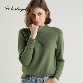 

Autumn Knit Cashmere Sweaters Women pullover winter 2019 korean turtleneck fashion Slim-fit sweaters female Pullovers women