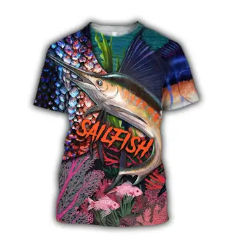 

2020 New Fashion Men hoodies 3D Print t shirt New carp Fashion Animal Fishing Art t shirt tees shorts sleeve Apparel Unisex -7