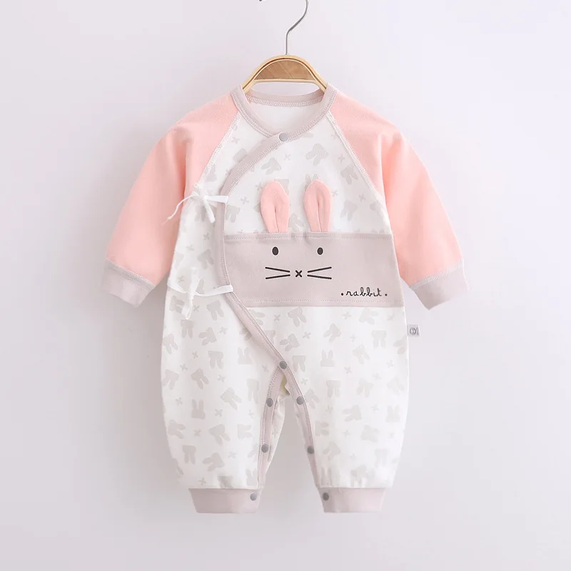 Baby One-Piece Suit Newborn Clothes Baby Autumn Cotton Long-Sleeved Baby Girl Boneless Rompers toddler girl Spring clothes