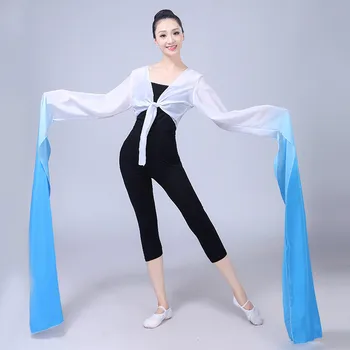 

Multicolor Hanfu Water Sleeves In Classical Peking Opera Tibetan for Adult Children To Practice Dance Performing Yangko Clothes