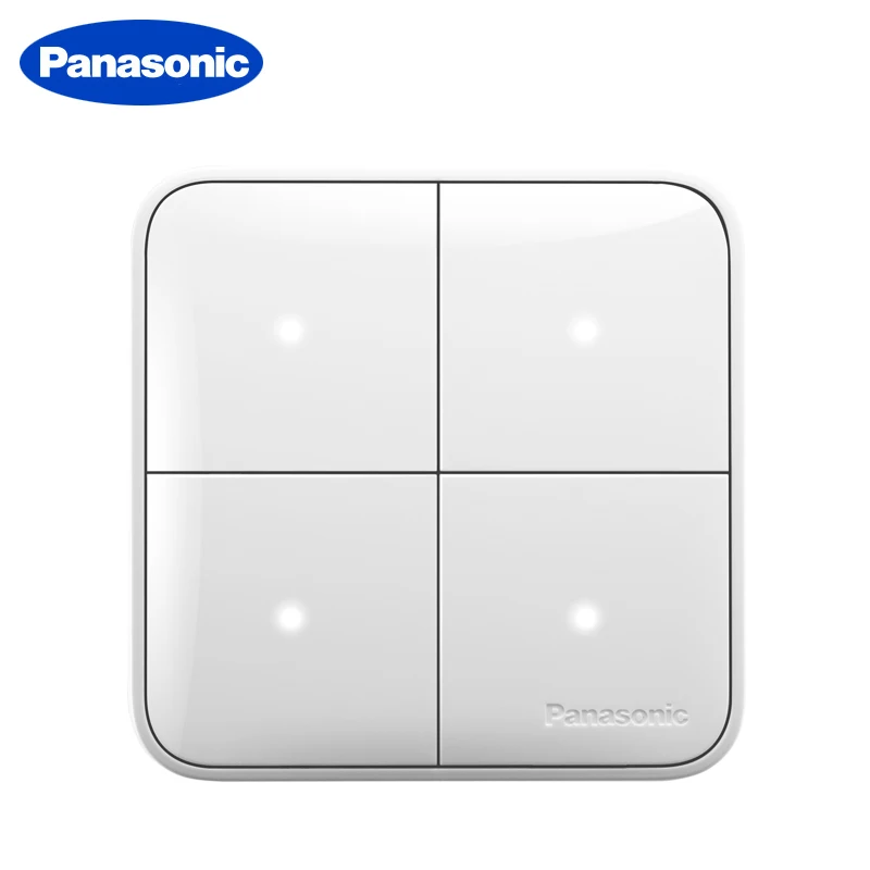 Настенный выключатель Panasonic 1 клавиша 2 клавиши 3 4 канал канала света для дома со