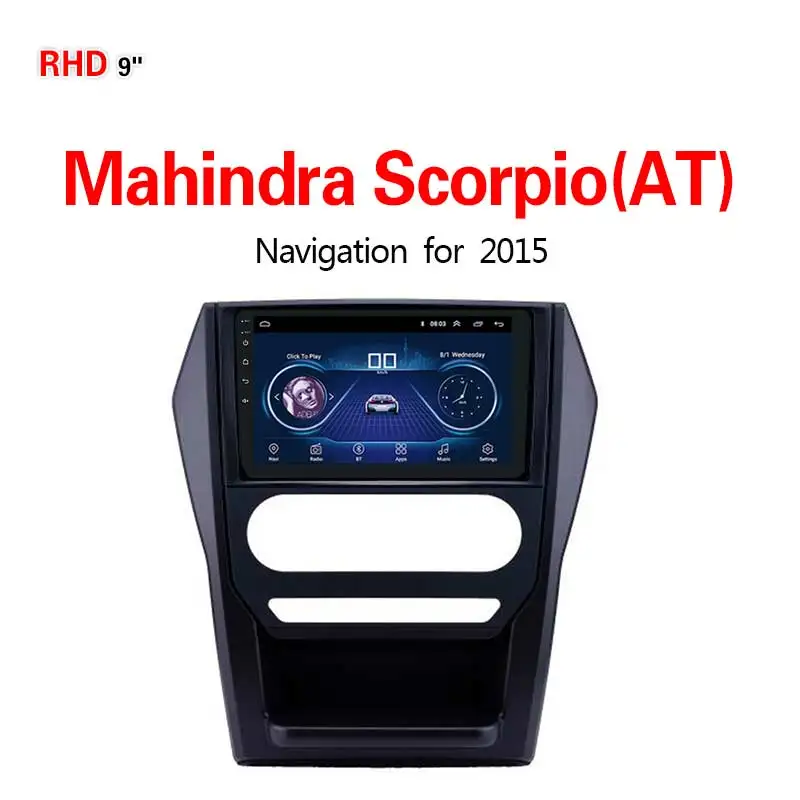 WIFI 1G16G Lionet GPS Navigation for Car Mahindra Scorpio(AT) 9Inch RM3004X - Размер экрана, дюймов: WIFI 1G16G