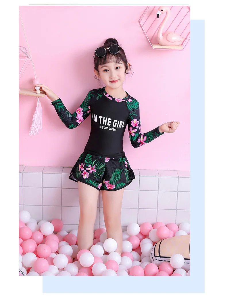 Rash Guard/детская одежда для купания для детей г.; детское бикини для девочек; юбка для девочек; Купальник для девочек; милый костюм принцессы для крупных мальчиков