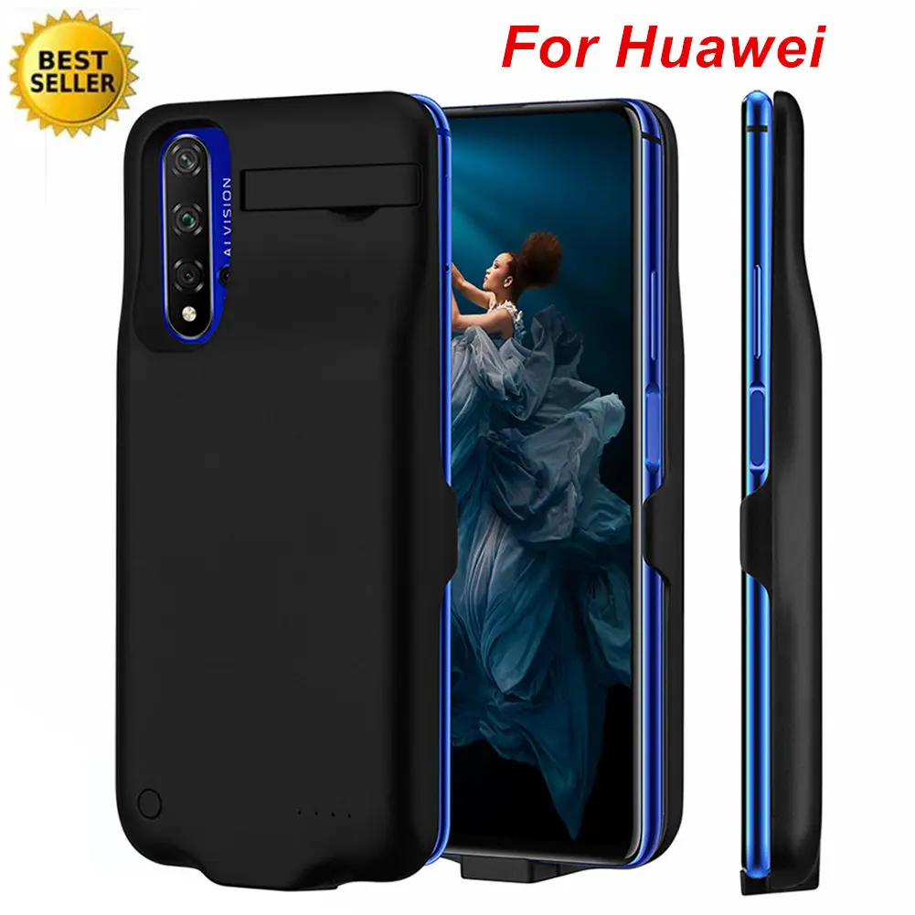 

For Huawei Honor 20 20 Pro Battery Case Smart Phone Stand Charger Cover Power Bank For Huawei Honor 20 Pro Battery Case