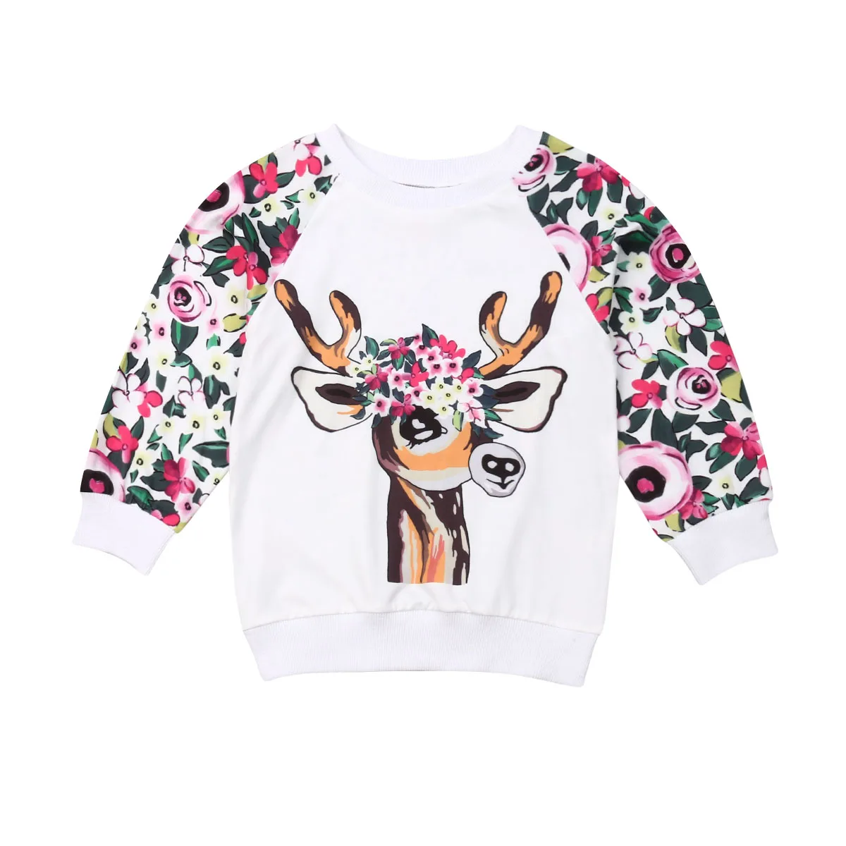 

Big/Little Sister Matching Outfits Baby Girl Clothes Tops Pullovers Floral Pants Autumn Winter Clothes Set 2pcs