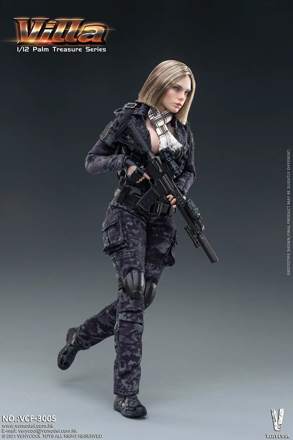 VERYCOOL VCF-3005 1/12 MC Female Soldier Villa Collection Action Figure