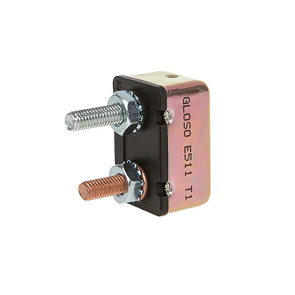 12/24V 10-50A Automatic Reset Circuit Breaker Metal Case Temperature Resistant Overload Protector For Car Marine Trucks circuit breaker resettable fuse