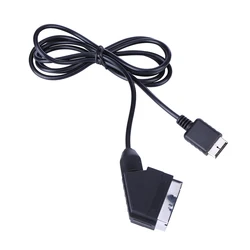 Cable Scart RGB de 2m para Sony PS, PS1, PS2, PS3, TV, conexión AV de repuesto, Cable de juego para consolas PAL/NTSC