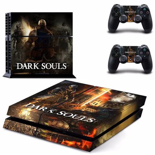 11 Игра Dark Souls переделать наклейка для PS4 виниловая наклейка, стикер для sony Playstation 4 консоль и контроллеры наклейка для PS4 стикер - Цвет: 11